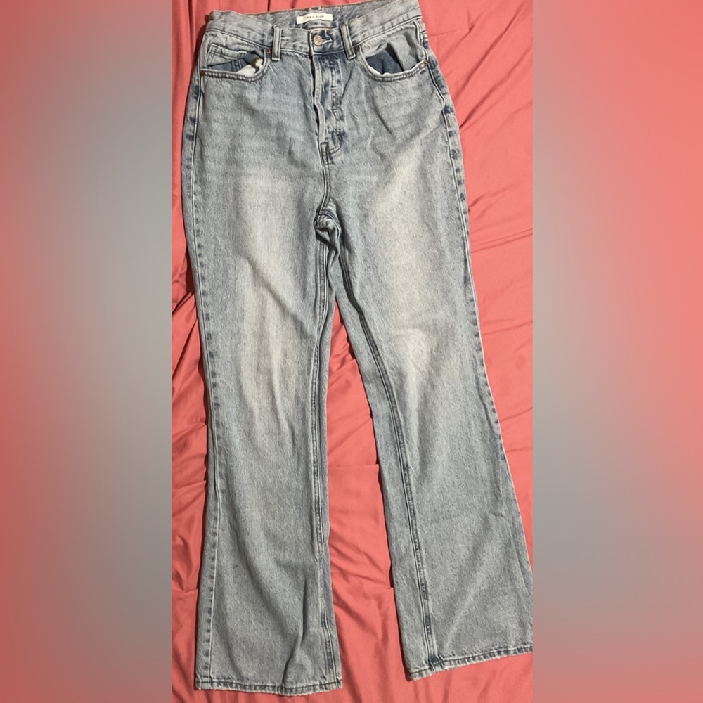 PacSun Light Gray Flare Jeans